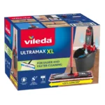 Zestaw Vileda Ultramax XL: mop płaski, wiadro oraz drążek