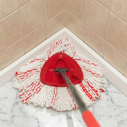 Mop obrotowy Vileda Turbo Deep Clean -  Dociera do trudno dostępnych miejsc
