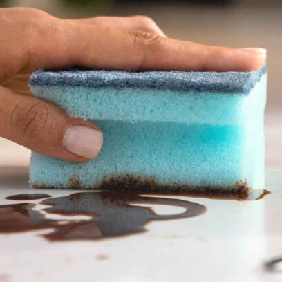 Zmywak profilowany z enzymami Vileda Pro Clean 3 szt. - Wysoka chłonność 