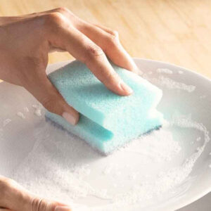 Zmywak profilowany z enzymami Vileda Pro Clean 3 szt. - Ergonomiczny kształt i komfort 