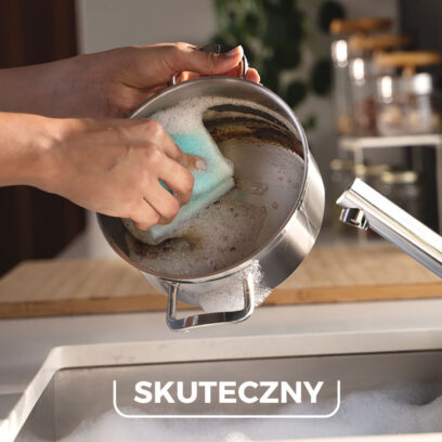 Zmywak profilowany z enzymami Vileda Pro Clean 3 szt. - Skuteczne usuwanie zanieczyszczeń