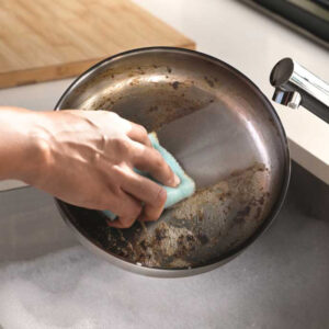 Zmywak z enzymami Vileda Pro Clean 2 szt. - Skuteczna warstwa cierna