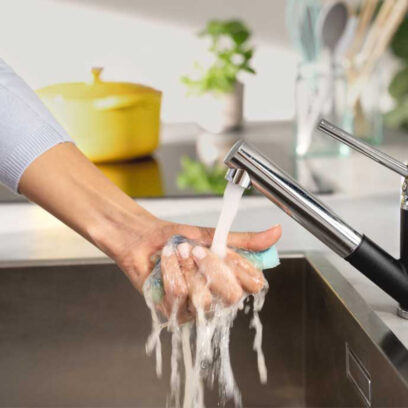 Zmywak z enzymami Vileda Pro Clean 2 szt. - Higiena na dłużej 