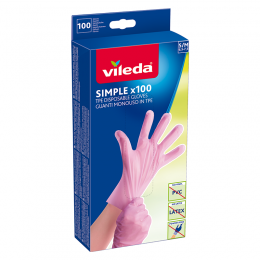 Rękawice Vileda Simple x 100
